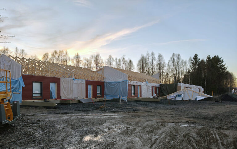 Laplan oy tervola rivitalo keskeneräinen